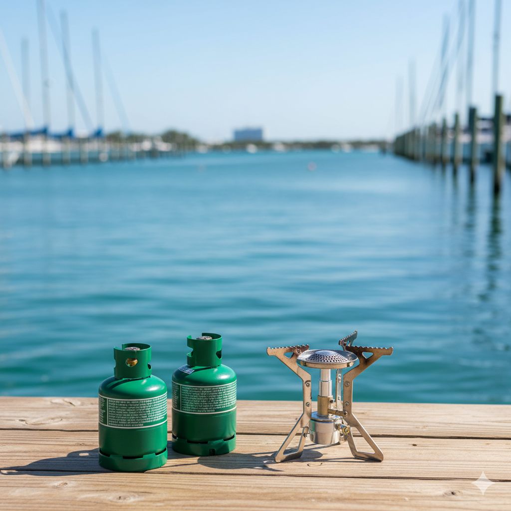 Blue Flame Professional Service 1 lb propane cylinder refill service near Riviera Beach Marina FL