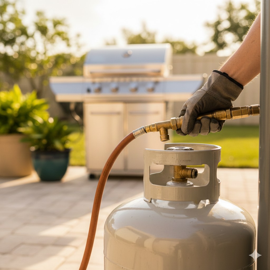  Blue Flame Professional Service BBQ propane tank refill service in Riviera Beach FL