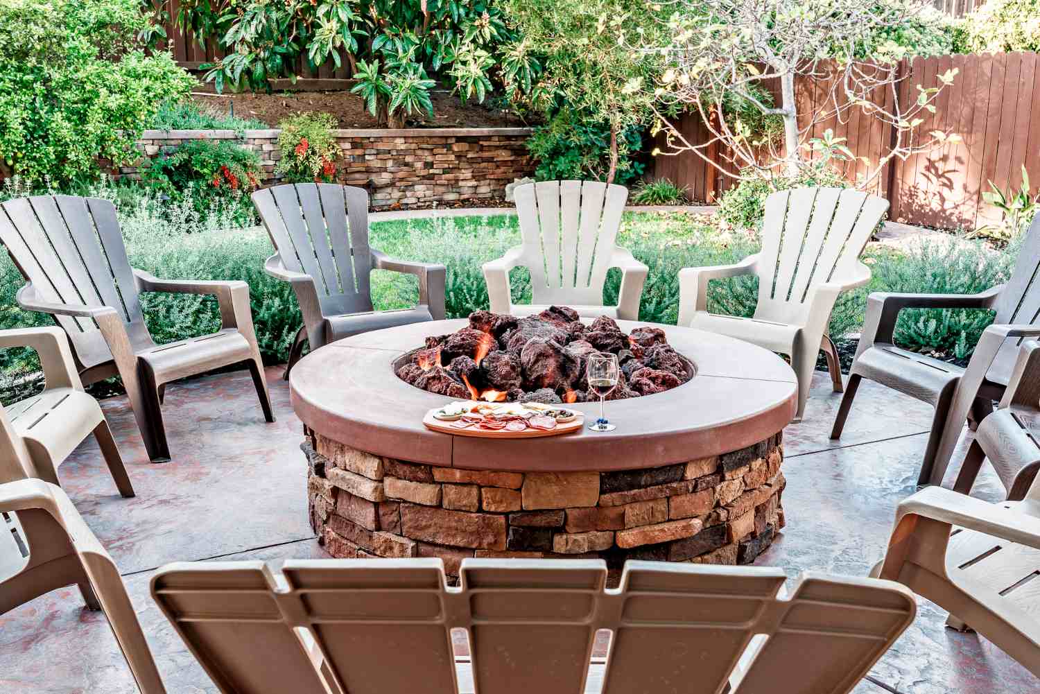Outdoor Gas Firepit Installation